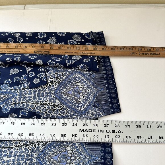 Eloquii by The Limited Womens Navy Blue Paisley Lightweight 1 Button Blazer 16W - Picture 13 of 14